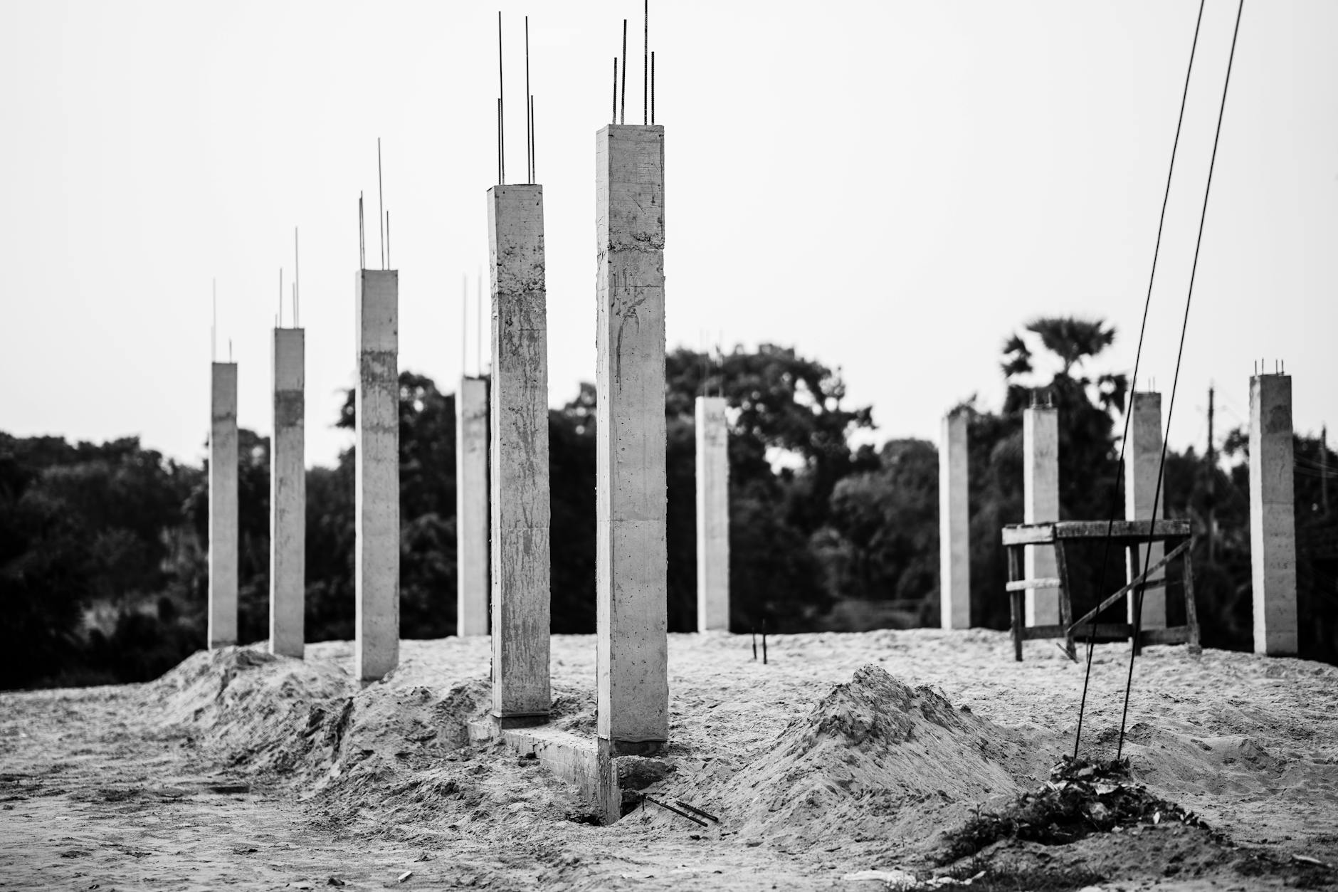 Залізобетонні палі — виробництво та монтаж