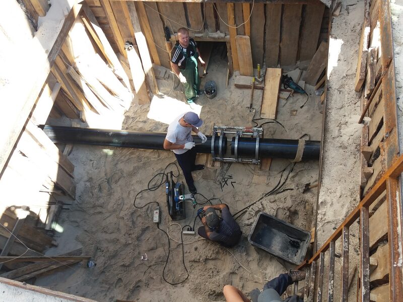 Ливнева каналізація — будівельні роботи Київ